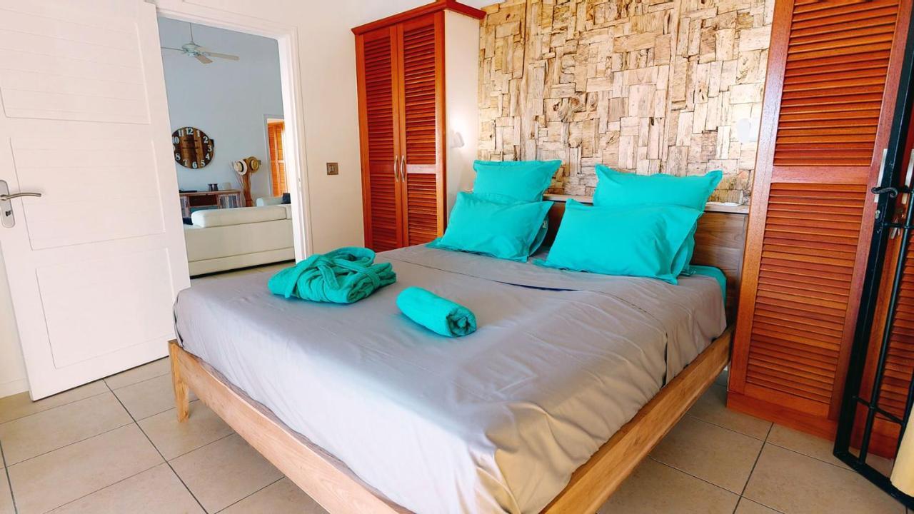 Villa Deluxe L'Hacienda Villa Vue Mer 180 Piscine Jacuzzi Proche Plage Marina Golf Pointe Des Chateaux Et Casino Jardin Clos Voyage Durable Saint-Francois  Kültér fotó