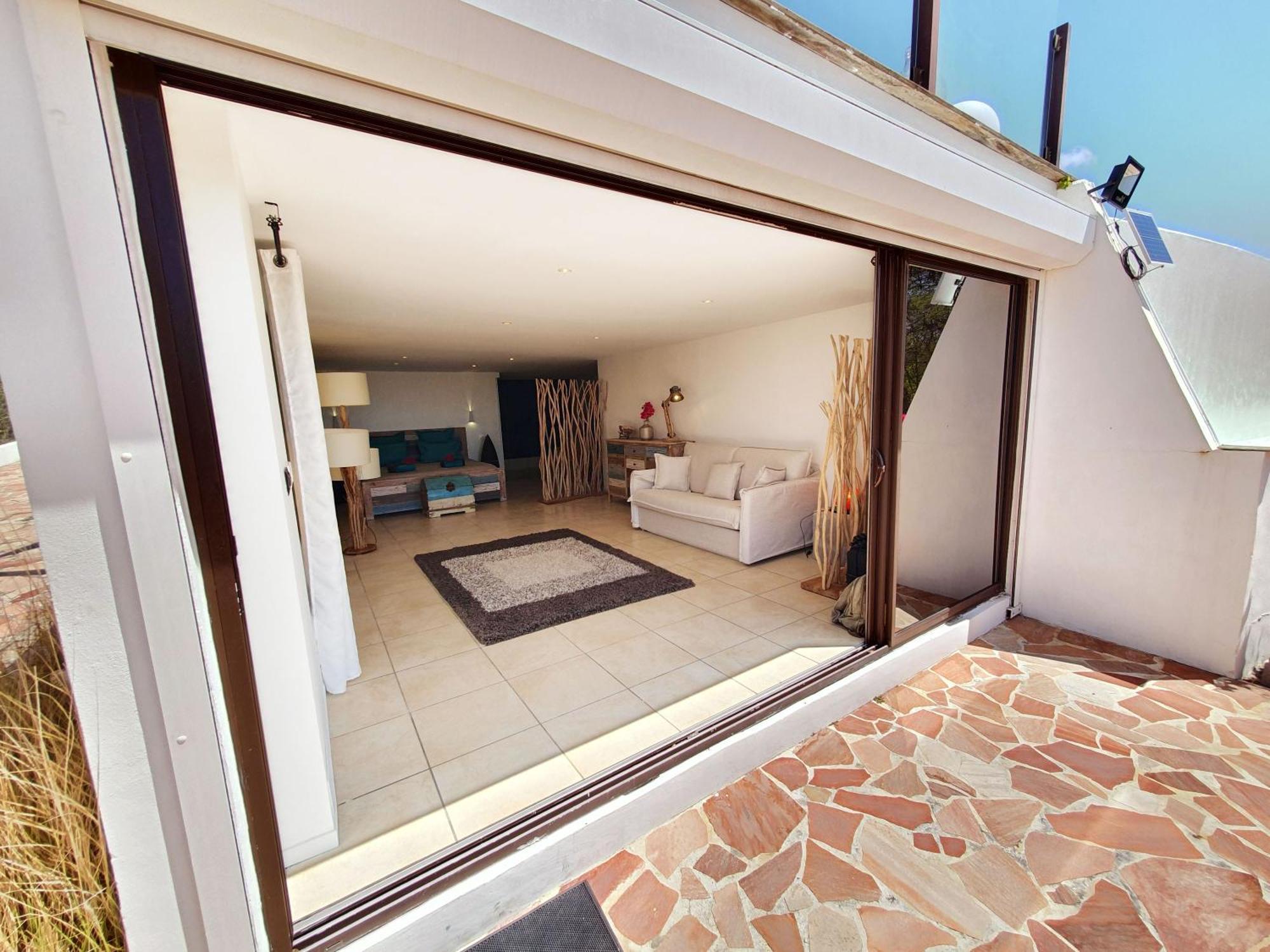 Villa Deluxe L'Hacienda Villa Vue Mer 180 Piscine Jacuzzi Proche Plage Marina Golf Pointe Des Chateaux Et Casino Jardin Clos Voyage Durable Saint-Francois  Szoba fotó
